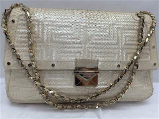 La Collezione 2011 Gianni Versace Couture Ivory/Gold Python La Collezione 2011 Gianni Versace Couture Ivory/Gold Python